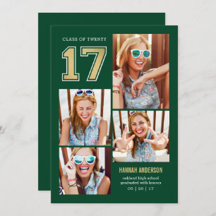 Convite para Graduação de Colores EDITÁVEIS com Ag