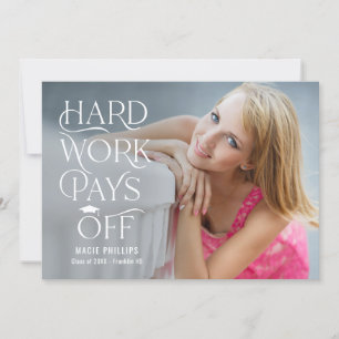 Convite para Graduação de Cores Editável de Forman