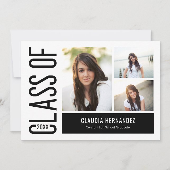 Convite para Graduação de Cores Simplesmente Editá (Frente)