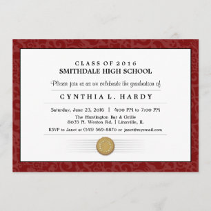 Convite para Graduação de Diploma de Fronteira Ver