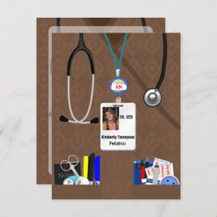 Convite para Graduação de Enfermagem em Browns