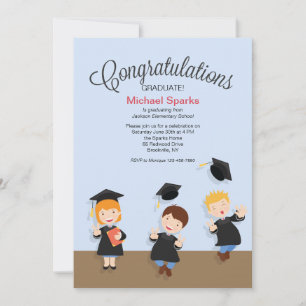 Convite para Graduação de Formando de Menino