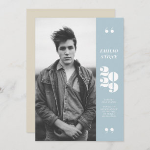 Convite para graduação de Formando elegante