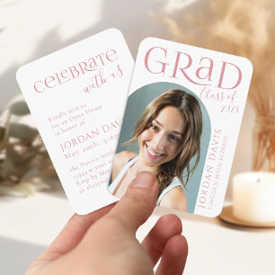 Convite para Graduação de Foto em Arco Moderno Min