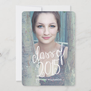 Convite para Graduação de Foto Moderna Chic de 201