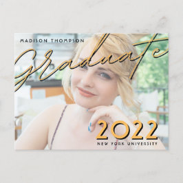 Convite Para Graduação De Fotos Com Tipografia De 