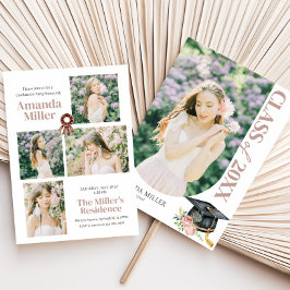 Convite para Graduação de Fotos Elegante