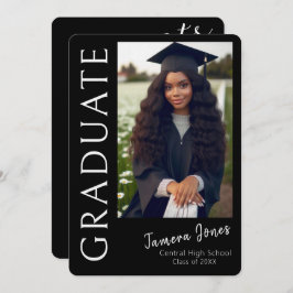 Convite para Graduação de Fotos Moderna