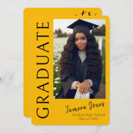 Convite para Graduação de Fotos Moderna