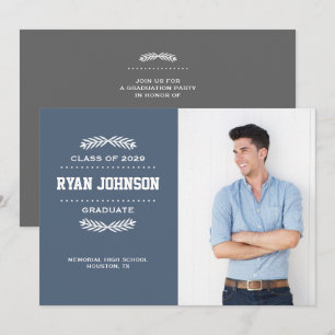 Convite para Graduação de Fotos Moderna