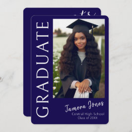 Convite para Graduação de Fotos Moderna