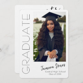 Convite para Graduação de Fotos Moderna