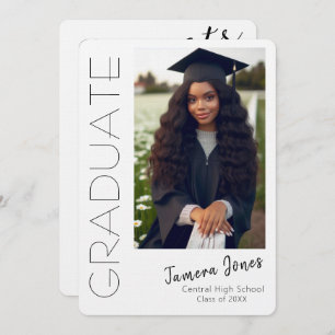 Convite para Graduação de Fotos Moderna