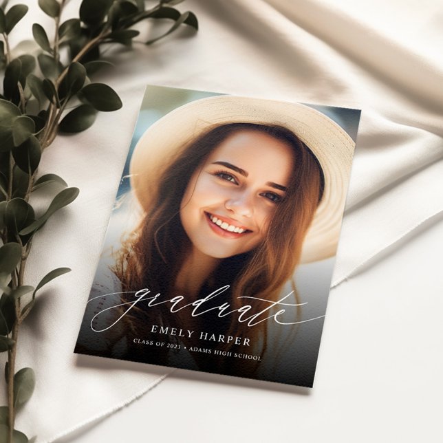 Convite para Graduação de Fotos para Sobreposição  (Criador carregado)