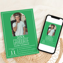 Convite para Graduação de Fotos por Arch na moda