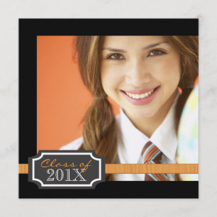 Convite para Graduação de Fotos Quadrada da Faix
