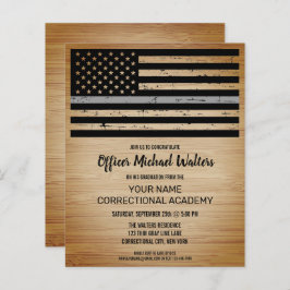 Convite para Graduação de Funcionário Correto de O