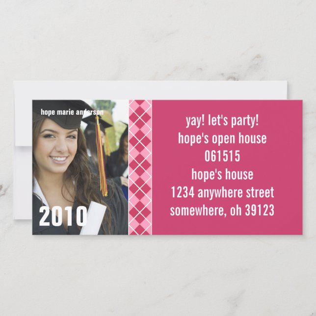 Convite para Graduação de Imagens de Mais velho Ar (Frente)