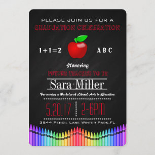 Convite para Graduação de Professores Crayon e App