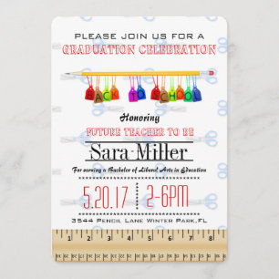 Convite para Graduação de Professores de Lápis