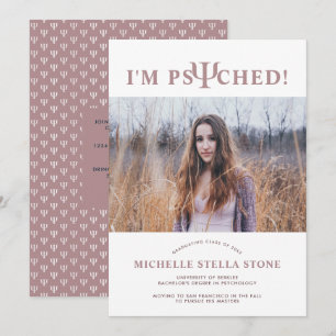 Convite para Graduação de Psicologia ψ Psicolog