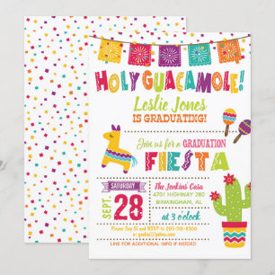 Convite para Graduação de Santa Guacamole - Pina