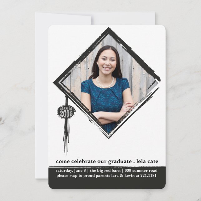 Convite para Graduação de Tassle (Frente)