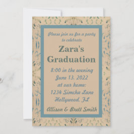 Convite Para Graduação De Tom Fawn