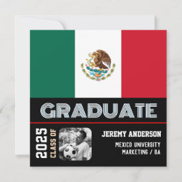 Convite para Graduação do México, Foto, Bandeira M