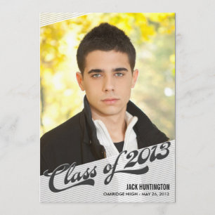 Convite para Graduação do Tempo de Jogo - Carvão