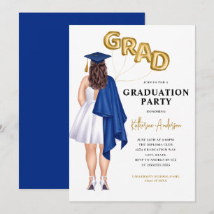 Convite para graduação feminina