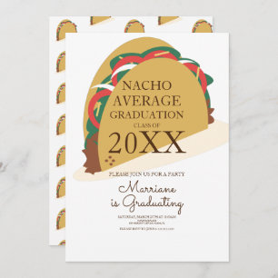 Convite para graduação Taco Fiesta Brunch