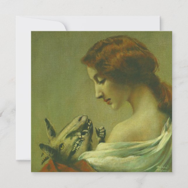 Convite para Halloween Estranho (Frente)