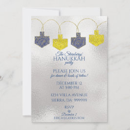 Convite para Hanukkah Pinkers