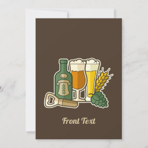 Convite para Ícones de Cerveja