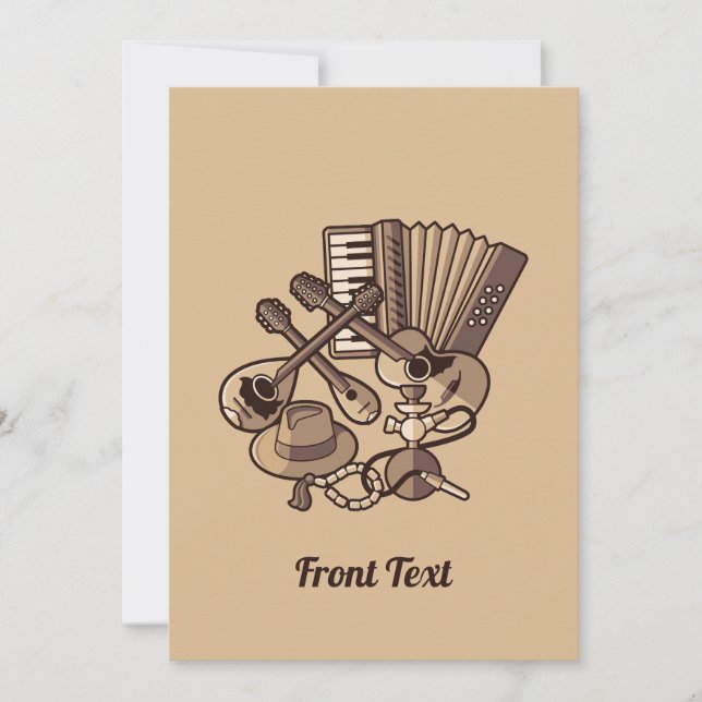 Convite para Ícones de Rebetiko (Frente)