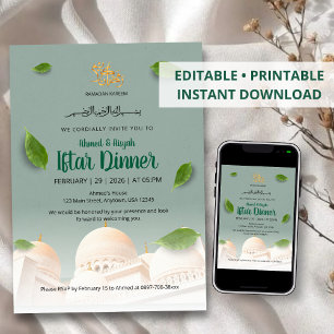 Convite para Iftar do Ramadão na Mesquita Branca
