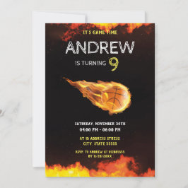 Convite para Impressão de Aniversário do Esporte P