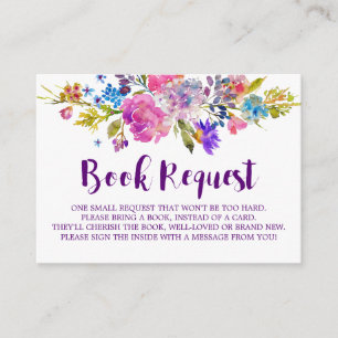 Convite para Inserção do Livro de Flores Rosa Púrp