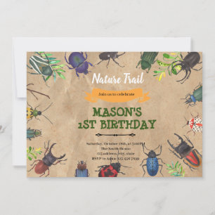 Convite para insetos Vintage