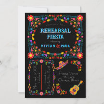 Convite para Jantar de Ensaio da Festa Mexicana