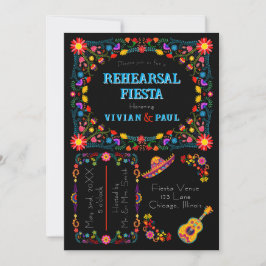 Convite para Jantar de Ensaio da Festa Mexicana