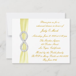 Convite para Jantar de Ensaio de Casamento Infinit