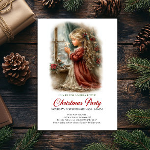 Convite para Jantar de Natal Cena de Inverno Menin