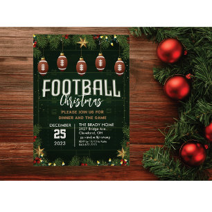 Convite para Jantar de Natal do Time de Futebol