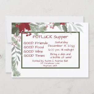 Convite para jantar de POTE de Natal