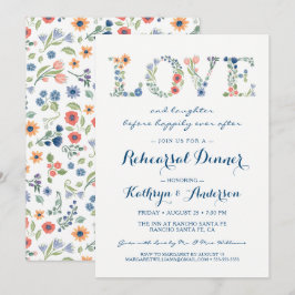 Convite para Jantar de Rehearsal de Casamento de A
