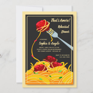 Convite para Jantar Italiano