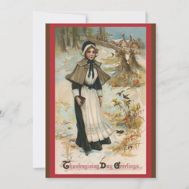 Convite para Jantas de Ação de Graças (Frente)