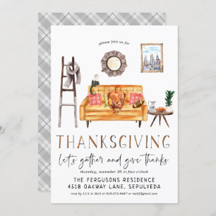 Convite para Janto de Ação de Graças de Amizade